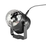 SAL DL80R projektoros party lámpa, RGB LED, 80 mm átmérő, álló vagy körbe forgó fényeffekt, akár 100 m2-re DL80R Végkiárusítás