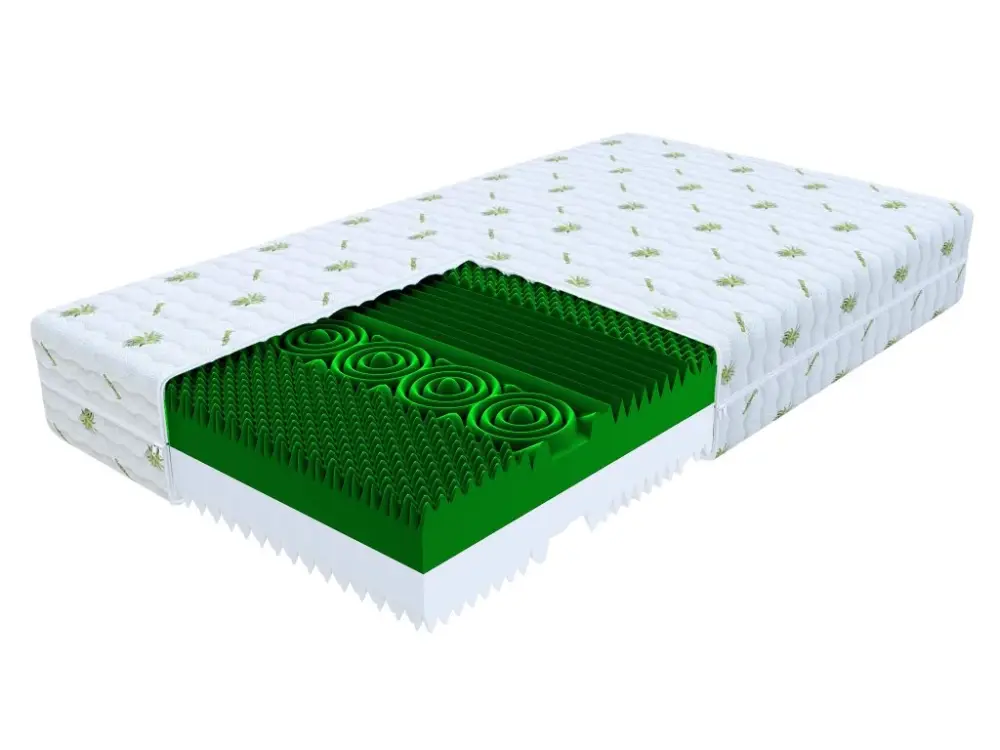 Akció DERF vastag habmatrac 140x200 - huzat Aloe Vera