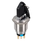TWO POSITION KEY SWITCH WITH ARREST EL-22Y2 1NO+1NC IP65 RED Végkiárusítás