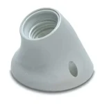 Outlet Műanyag ferde alj, max. 60W, E-27 fehér