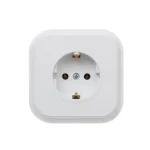 Gyors kiszállítás ECO földelt dugalj kerettel, fehér IP20 10449