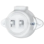 Akció ANTIQUE TWO BUTTON ONE WAY SWITCH 10А 250V WHITE