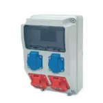 AcQUA 9 mod.szerelt ipari doboz /2db házt. alj+2db 5P 16A/ Vedd meg online