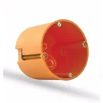 Bestseller Gipszkarton doboz 1-es, d68mm, 61mm mély, narancssárga