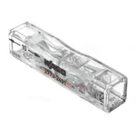 Legnépszerűbb WAGO 2773-2401 vezeték összekötő PUSH WIRE Inline egyenes kialakítású, átlátszó, max. 4 mm2, 32A