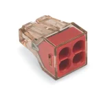 WAGO 773 CONNECTOR, 4 RIGID CONDUCTORS 1,5-4 MM2 Árengedmény