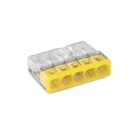 WAGO 2273 CONNECTOR,5 RIGID CONDUCTORS 0,5-2,5 MM2 Népszerű