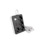 Legjobb ár Remo hosszabbító elosztó fekete 3x230V + 5x USB-A+1xUSB-C