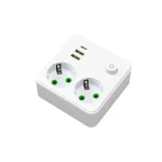 Modi elosztó fehér 2x230V + 2x USB-A 1x USB-C Különleges ajánlat