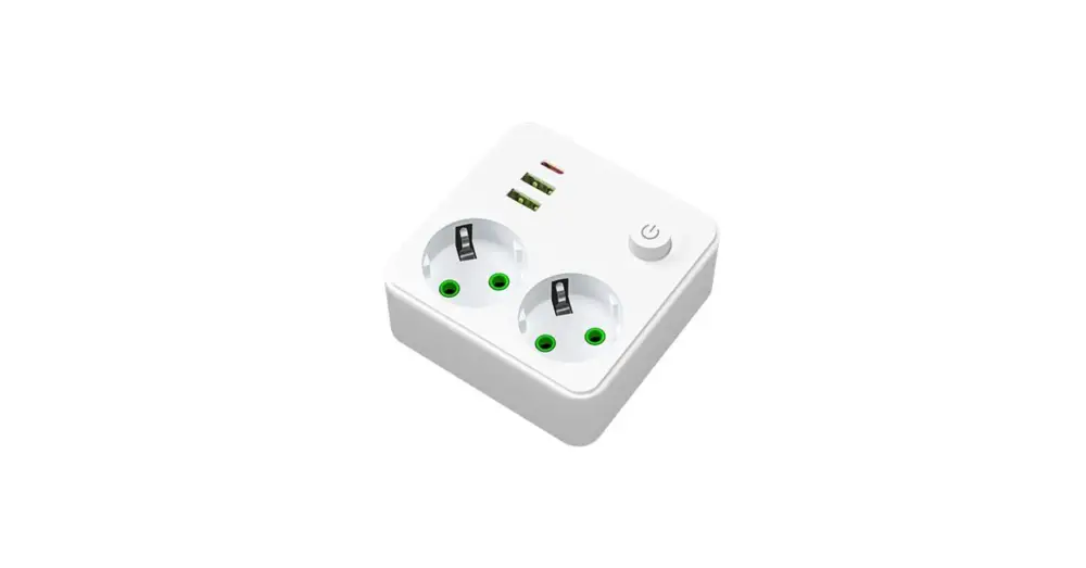 Modi elosztó fehér 2x230V + 2x USB-A 1x USB-C Különleges ajánlat
