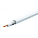 75ohm koax 500m kábel hab.PE RG 6U-500/WH Olcsó