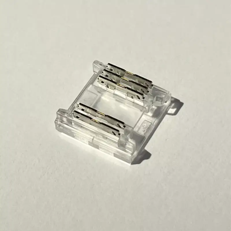 Gyorscsatlakozó , 12 mm-es RGBW DOTLESS COB LED szalaghoz , 5 pólusos , szalag-szalag toldáshoz , IP20/IP65 , MULTI SNAP Szezonális akció