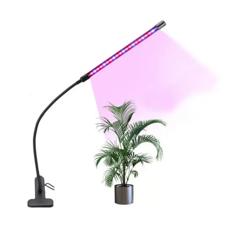 Különleges ajánlat Növénynevelő LED lámpa , 1 karos , 7 Watt , USB , csiptethető , dimmelhető , időzíthető , IP44 , LEDISSIMO GROW