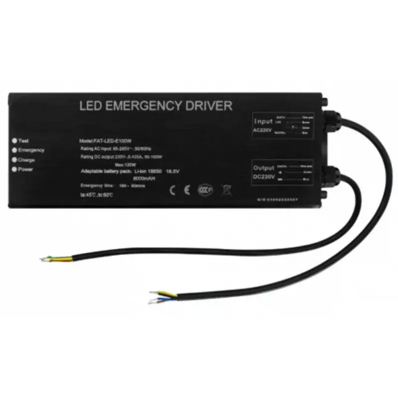 Azonnal elérhető Vészvilágítás meghajtó, inverter , 50 Watt , 90 perc , 230V kimenettel