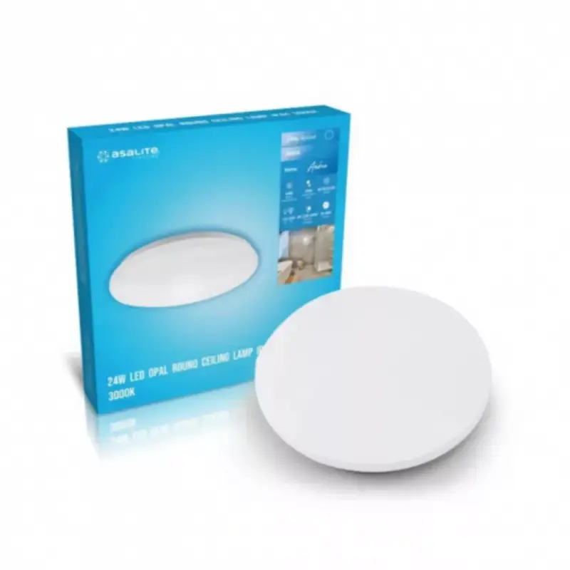 Asalite LED Mennyezeti Lámpa Andrea IP44 24W 3000K (2470 lumen) Kerek Népszerű