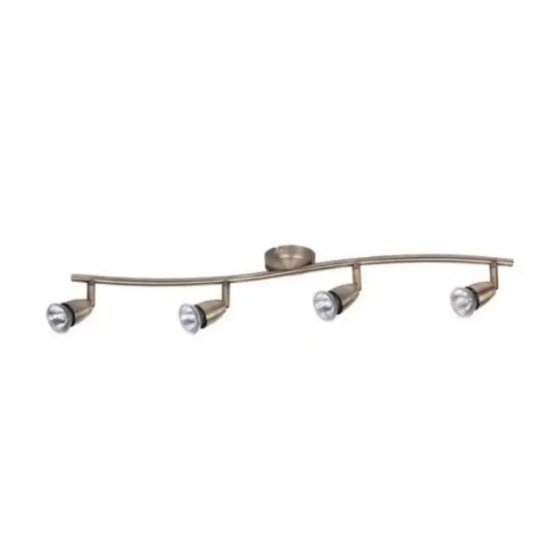 Expressz kézbesítés LED lámpatest , fali ,4 x GU10 foglalat , bronz , IP20 , Rábalux , Norman