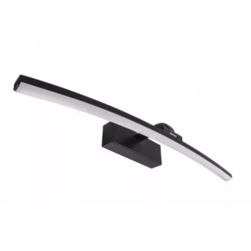 Outlet LED lámpatest , tükörvilágítás , 8W , 40 cm , természetes fehér , fekete , IP44 , STRÜHM , Mamba LED