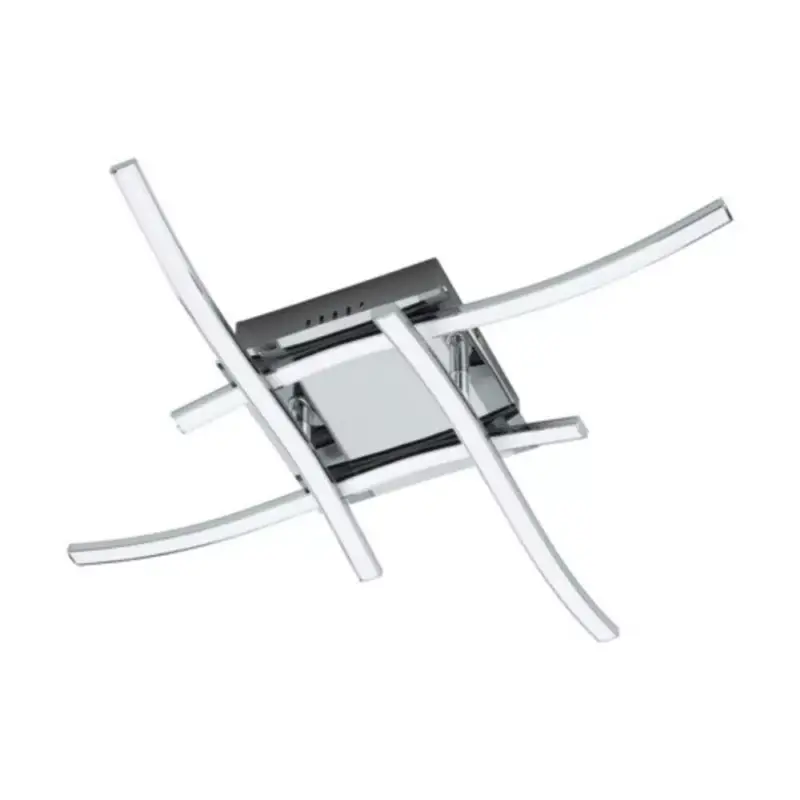 Alacsony ár LED lámpatest , mennyezeti , 20W , meleg fehér , króm , EGLO , VALMORA , 96327
