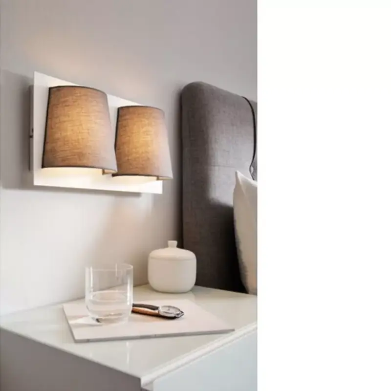 Biztonságos fizetés EGLO , 97625 , SERRAVALLE , fali lámpa , 3000 K , LED , 2X5,4W , IP20 , szürke