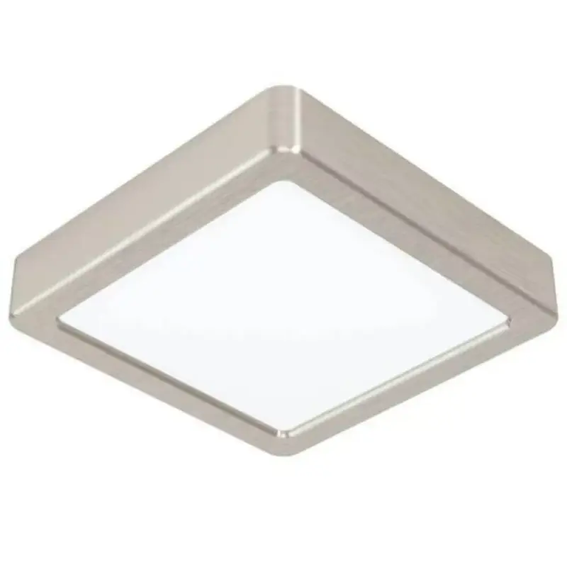 Alacsony ár LED panel , 10.5W , falon kívüli , négyzet , meleg fehér , matt nikkel keret , EGLO , FUEVA 5 , 99239
