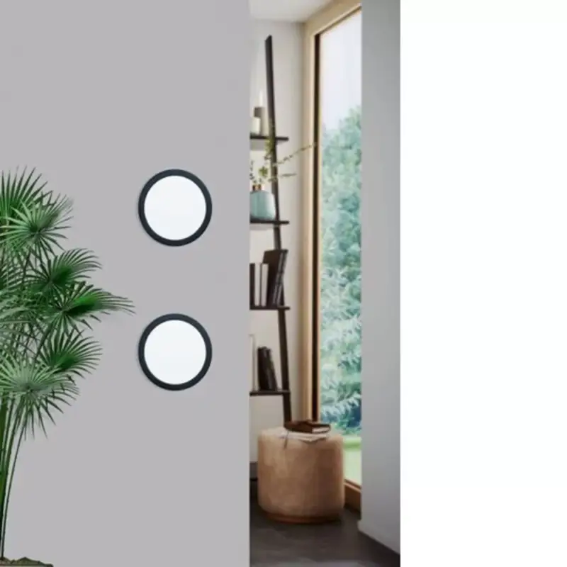 Újdonság LED panel , 16.5W , süllyesztett , kerek , természetes fehér , fekete keret , EGLO , FUEVA 5 , 99159