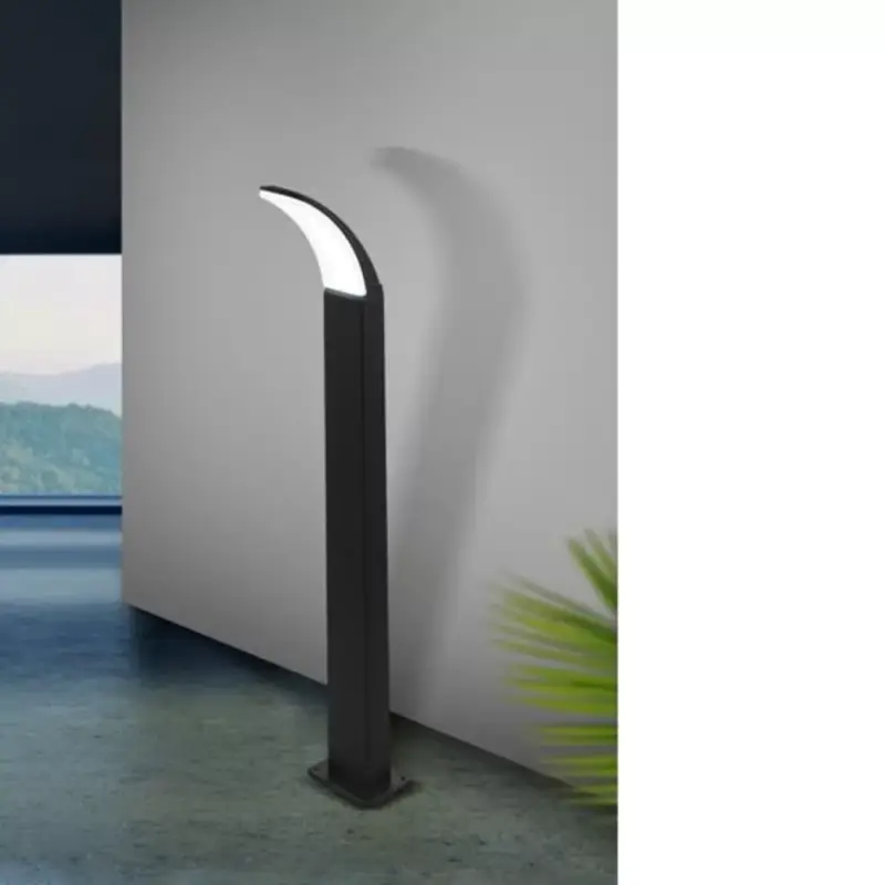 Biztonságos fizetés Led lámpatest , állólámpa , 11 Watt , meleg fehér ,fekete , kültéri , IP44 , EGLO , FIUMICINO , 98152