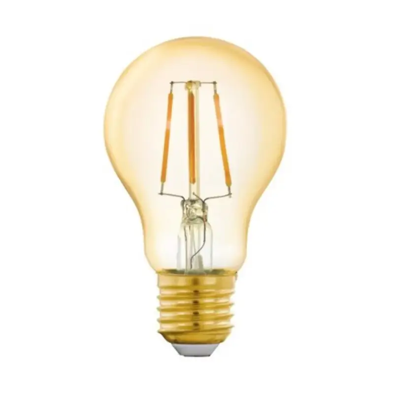 Biztonságos fizetés LED lámpa , égő , izzószálas hatás , filament , E27 , 4.9W , meleg fehér , dimmelhető , borostyán ságra , EGLO Connect.Z , Zigbee , 12221
