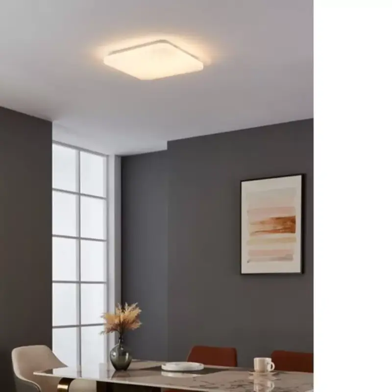 Alacsony ár EGLO , 900613 , RENDE , mennyezeti lámpa , 3000 K , LED , 19,5W , IP20 , fehér, ezüst