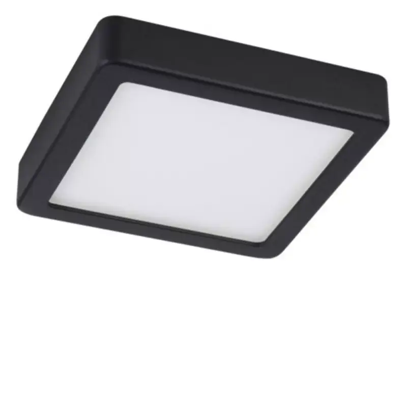 Árengedmény LED panel , 11W , falon kívüli , négyzet , természetes fehér , fekete keret , IP44 , EGLO , FUEVA 5 , 31201