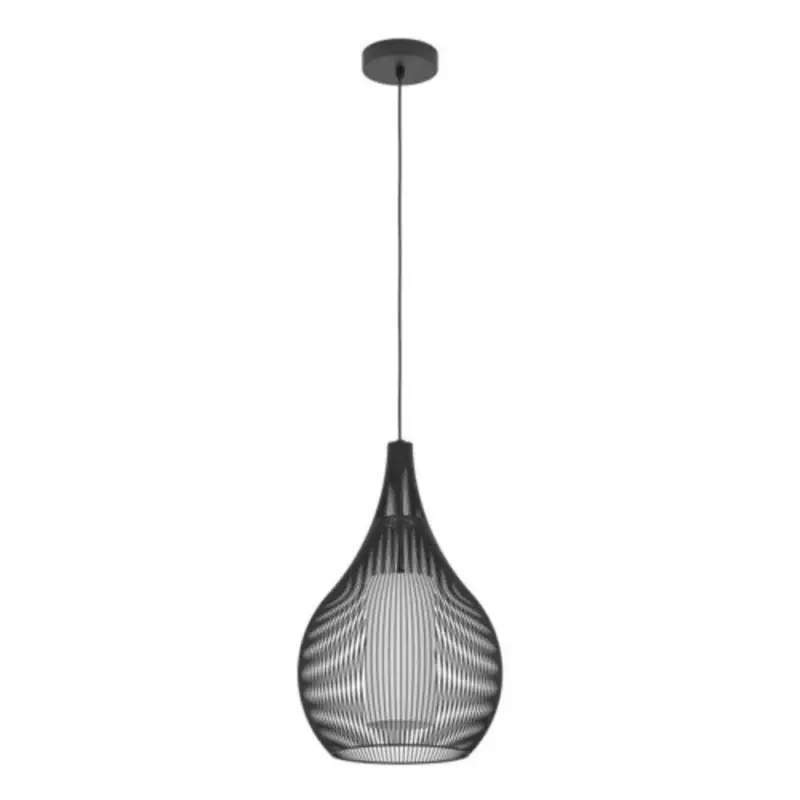 Azonnali szállítás EGLO , 900828 , RAZONI 1 , függeszték , E27 , 1X40W , IP20 , fekete, fehér