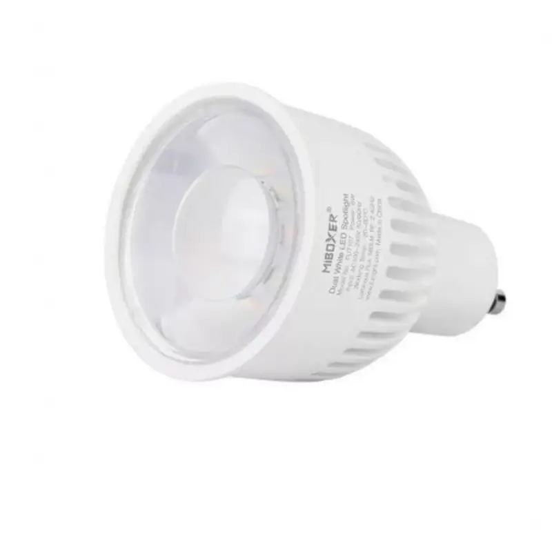 Újdonság LED lámpa , égő , szpot , GU10 , 6 Watt , CCT , dimmelhető , 2.4GHz , Miboxer (Mi-Light) , FUT107