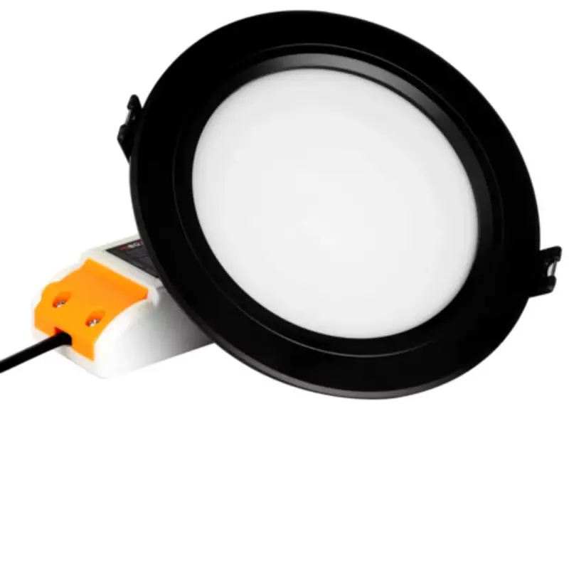 RGB-CCT LED panel , 9W , süllyesztett , kerek , fekete , dimmelhető , színes , állítható fehér színárnyalat , SMART , Miboxer (Mi-Light) , FUT061-B Bestseller