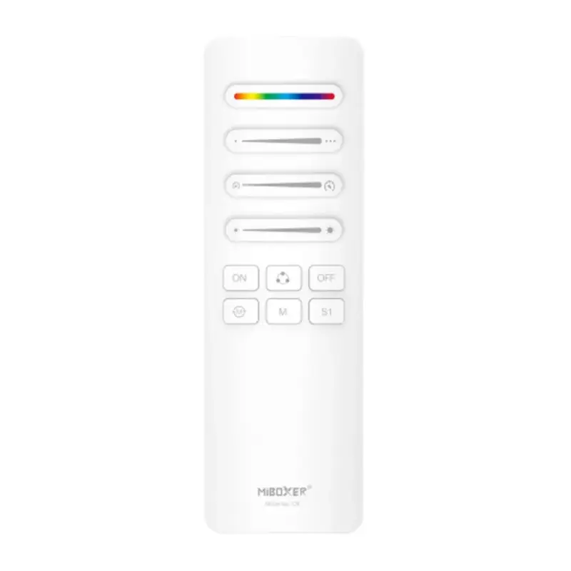 Kedvezmény Távirányító Digitális (SPI, futófény) LED szalaghoz (monokróm/RGB /RGBW) , 2.4GHz , fehér , Miboxer , C6-W