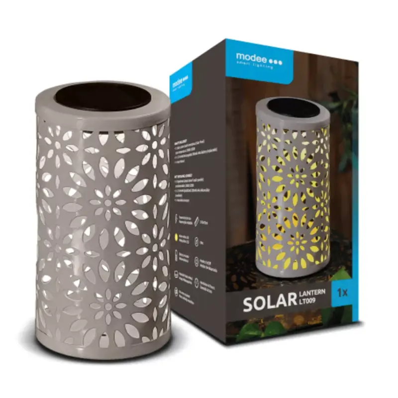 Modee Lighting LED Szolár Napelemes Lámpás LT009 (H18xD10cm) Ne maradj le