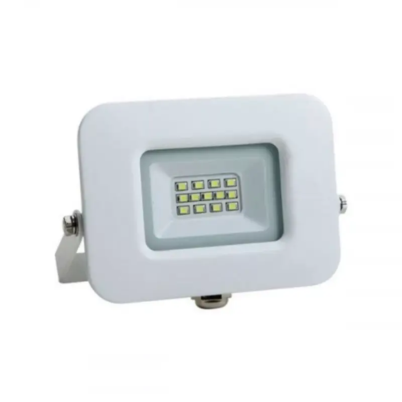 Legnépszerűbb LED reflektor , 10 Watt , Ultra Slim , hideg fehér , Epistar chip , 5 év garancia , fehér