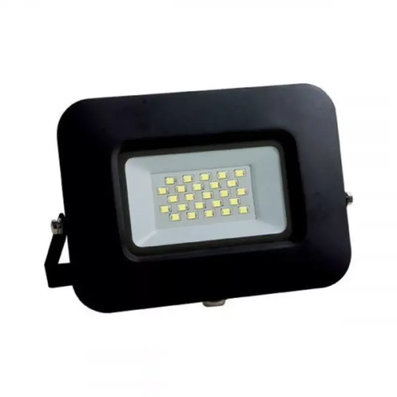 LED reflektor , 20 Watt , Ultra Slim , hideg fehér , Epistar chip , 5 év garancia , fekete Újdonság