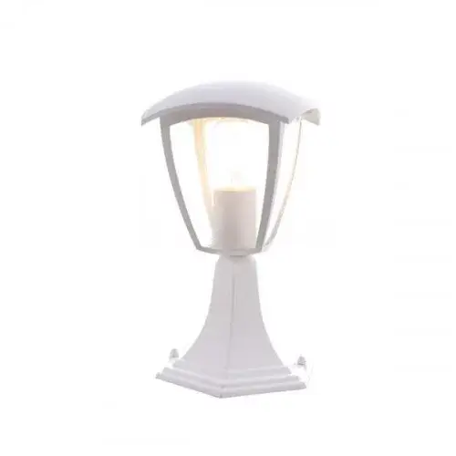 Árcsökkenés LED lámpatest , E27-es foglalat , állólámpa , 29 cm , kültéri , matt fehér , IP44