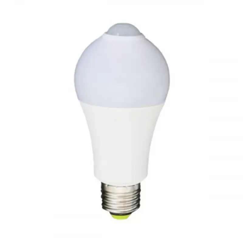 Vásárlói kedvenc LED lámpa , égő , mozgásérzékelővel , E27 foglalat , 7W , természetes fehér