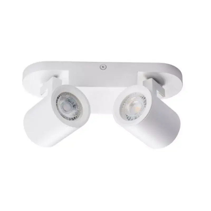 Akciós ár LED lámpatest , mennyezeti , spot , 2 x GU10 foglalat , fehér , LAURIN