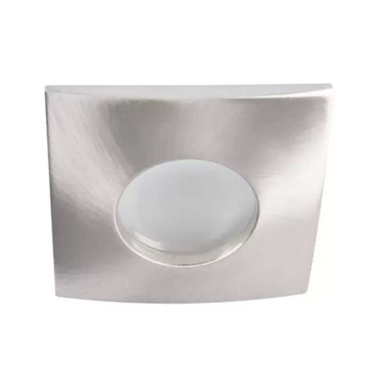 LED lámpatest , spot keret , süllyesztett , négyzet , GU10 , matt króm , IP44 , QULES Alacsony ár
