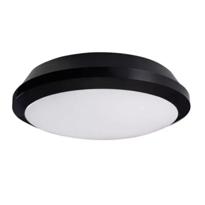 Olcsó LED lámpatest , mennyezeti , kerek , 25W , természetes fehér , fekete , IP65 , DABA PRO