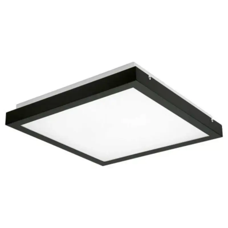 LED lámpatest , mennyezeti , négyzet , 38W , természetes fehér , fekete,TYBIA Bestseller