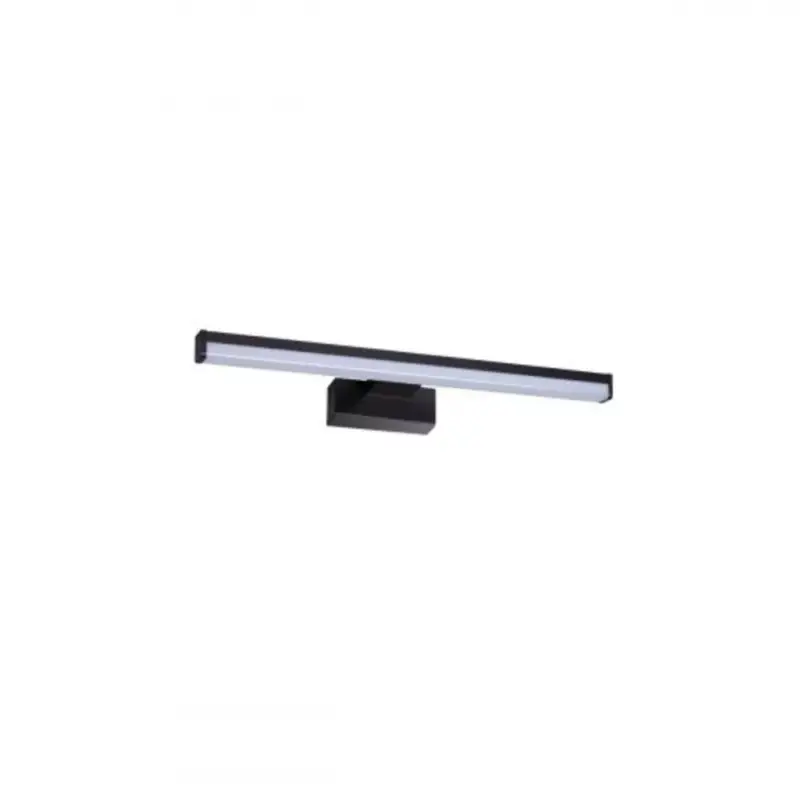 Népszerű LED lámpatest , tükörvilágítás , 8 Watt , 40 cm , természetes fehér , fekete , IP44 , ASTEN