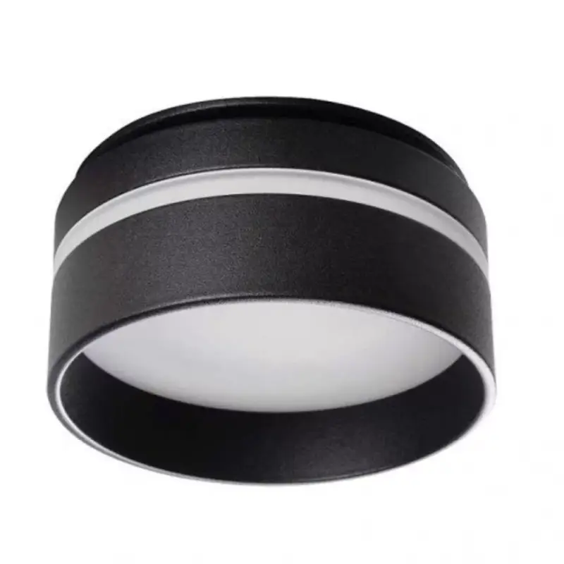 LED lámpatest , spot keret , GU10 vagy MR16 , süllyesztett , csíkos , fekete , GOVIK Outlet