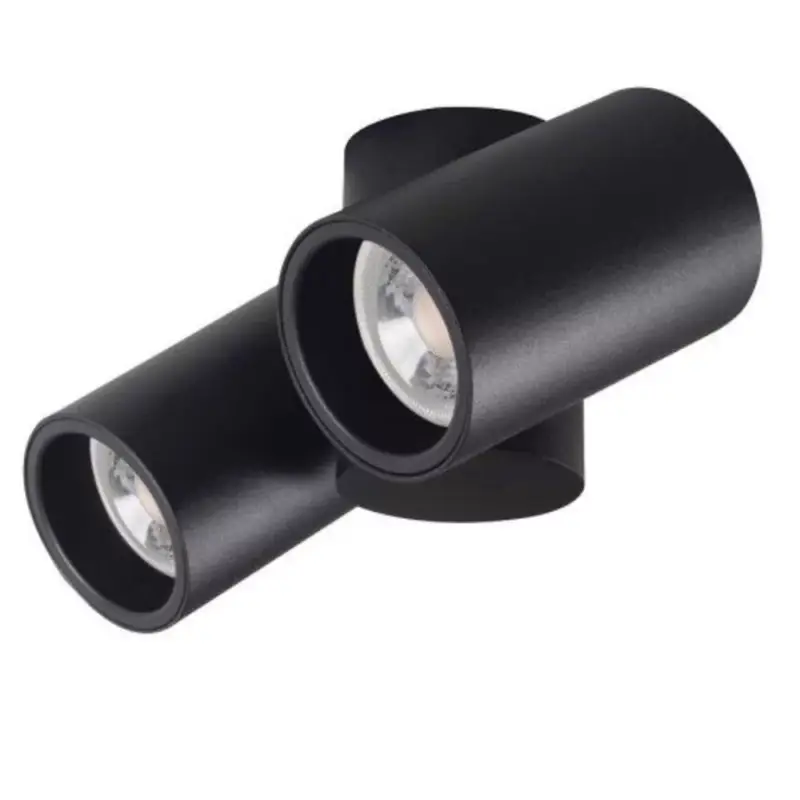 Akciós ár LED lámpatest , mennyezeti , spot , 2x5W , GU10 foglalat , fekete , BLURRO