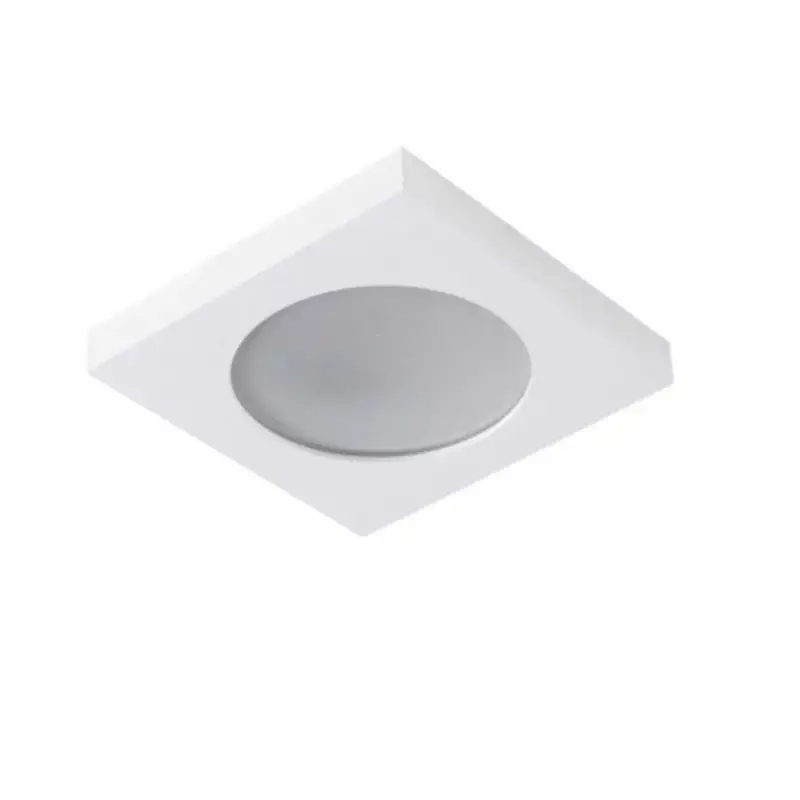 Kiárusítás LED lámpatest , spot keret , süllyesztett , négyzet , GU10 , fehér , IP44 , FLINI
