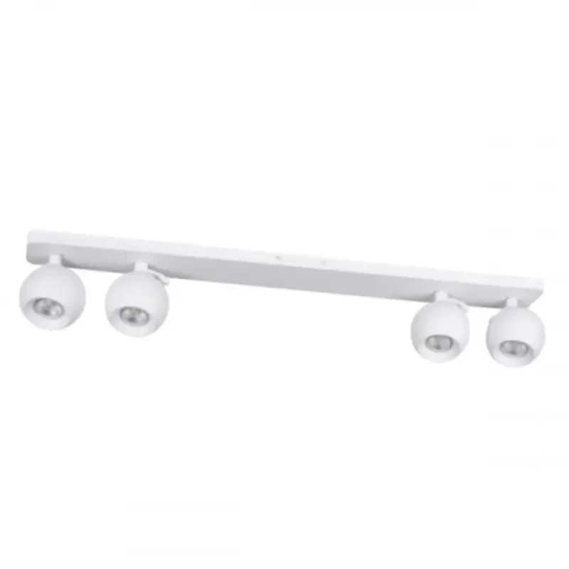 Szezonális akció LED lámpa , mennyezeti , 4 x GU10 foglalat , 8 cm , fehér , GALOBA