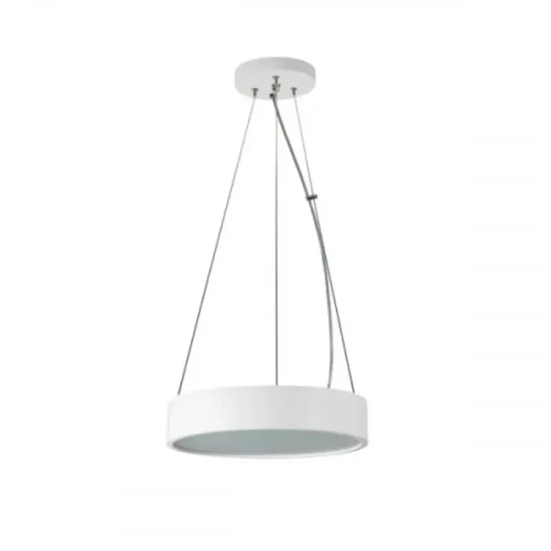 LED lámpatest , függeszték , E27 , kerek , fa , fehér , JASMIN Outlet
