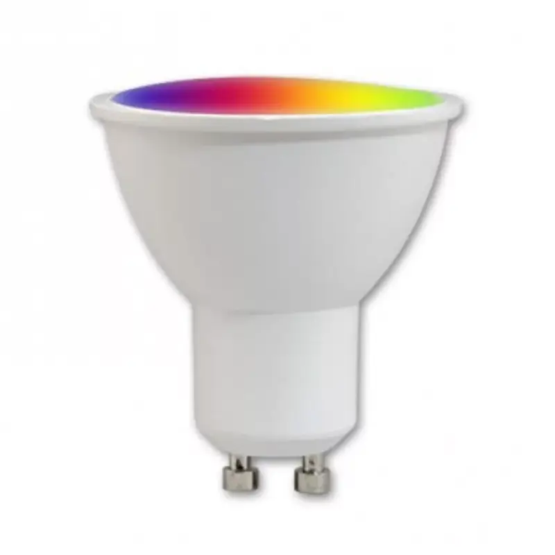 Legkelendőbb LED lámpa , égő , spot , GU10 , 120° , 5 Watt , RGB , CCT , dimmelhető , WIFI , TUYA