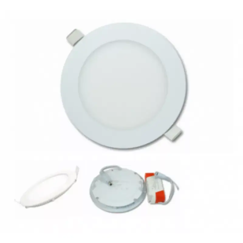 LED panel , 12W , süllyesztett , kerek , természetes fehér , LM Kedvezmény